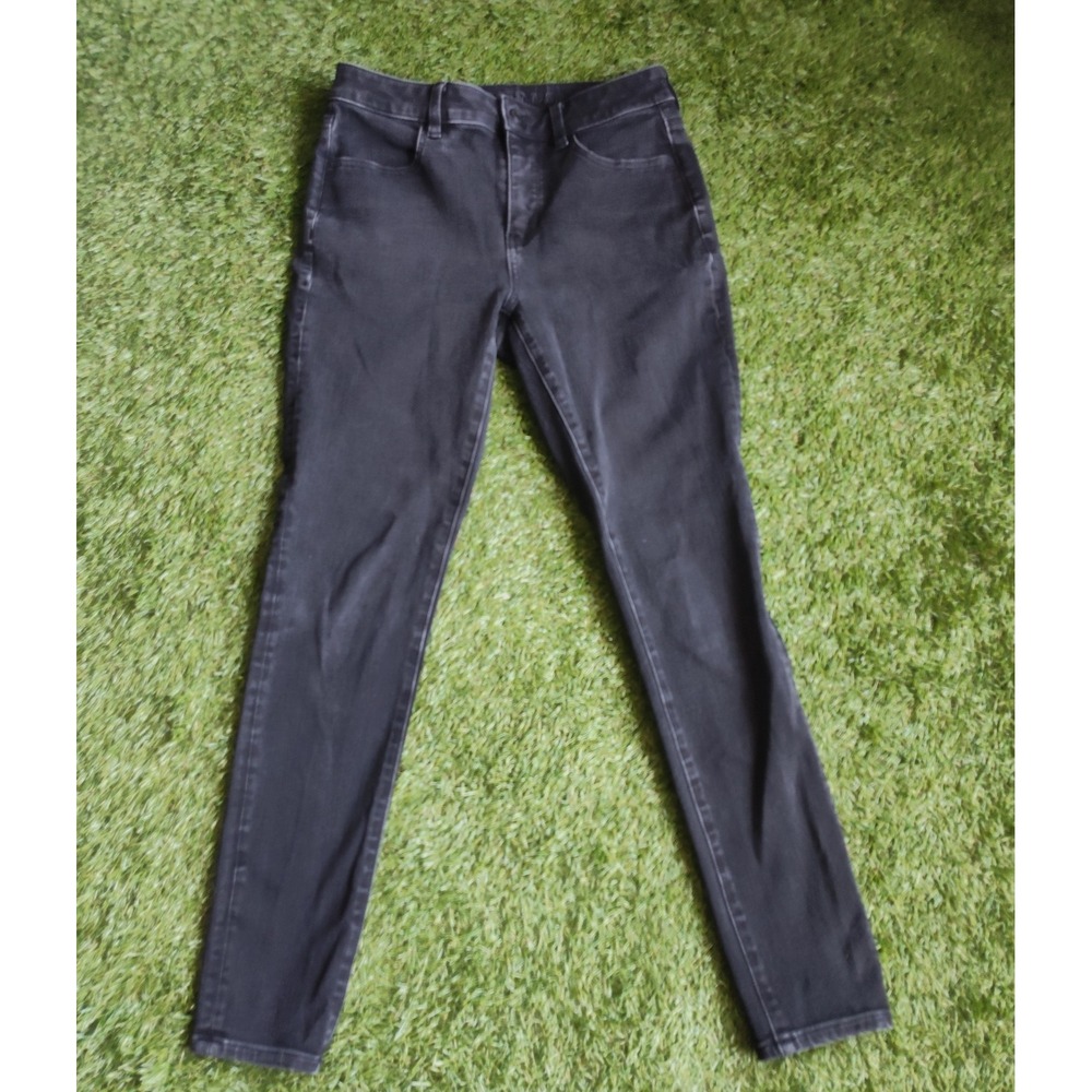 American Eagle Hi-Rise Jegging Black Size 6 Straight Leg Jean Dream Stretch AEO